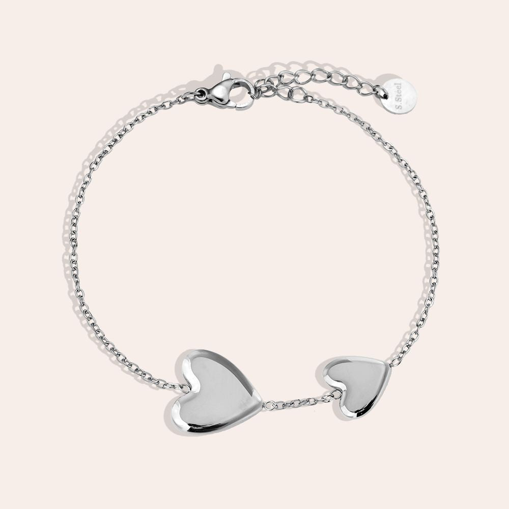„Iratara“ Two Hearts Armband