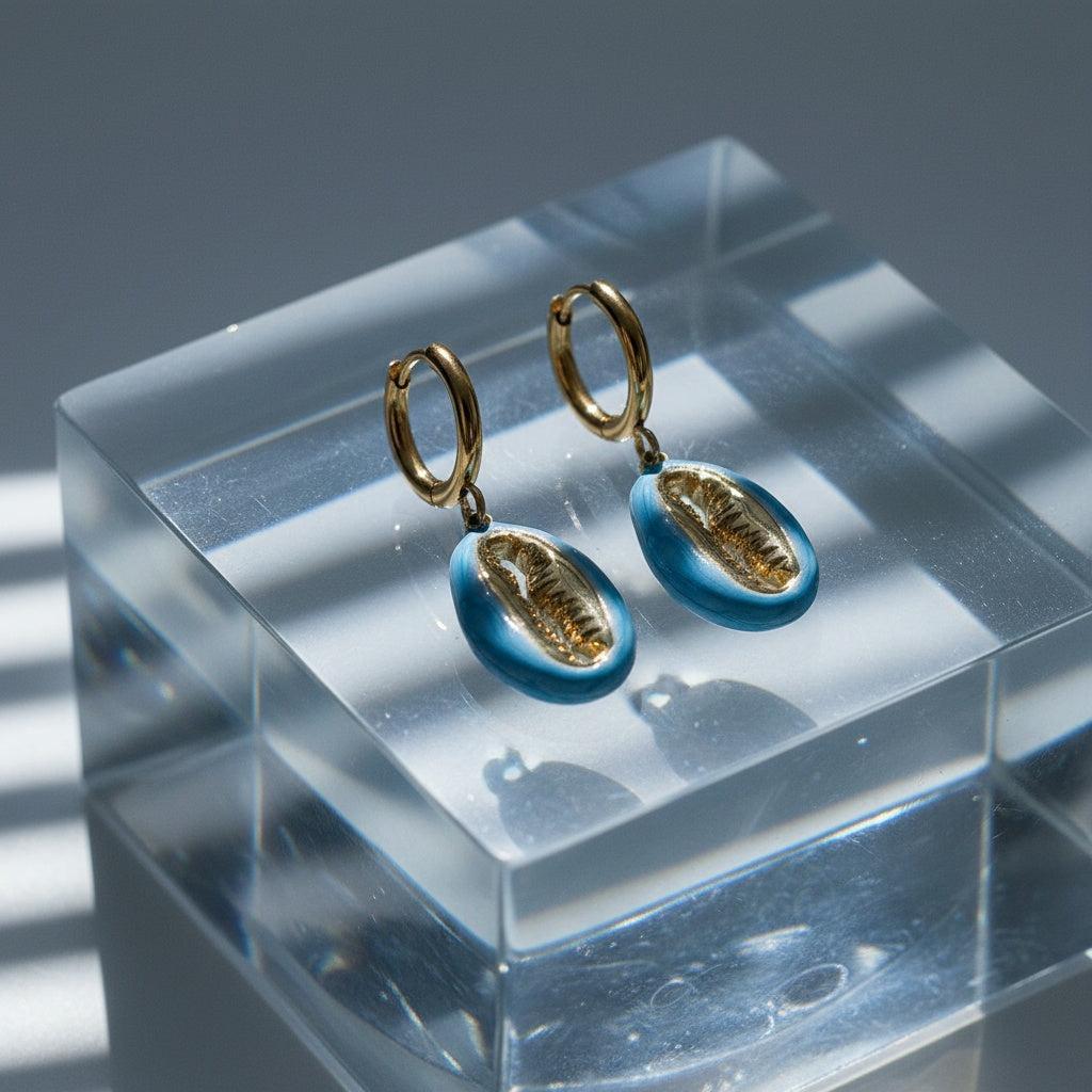 „Iravia“ Blue Sealife Ohrringe