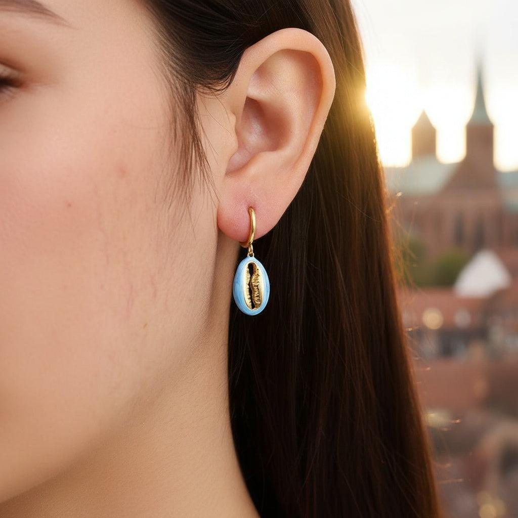 „Iravia“ Blue Sealife Ohrringe