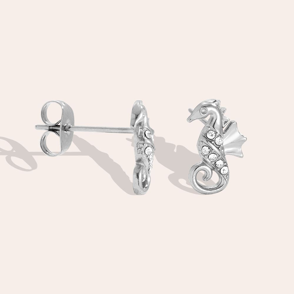 „Iraviaa“ Diamond Sea Horse Ohrringe