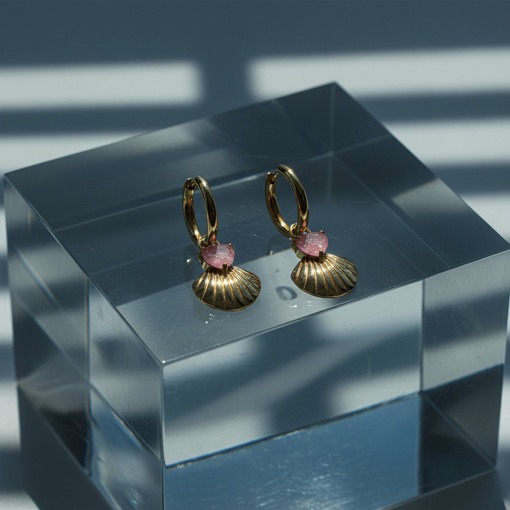 „Iraviva“ Two Hearts Diamond Ohrringe