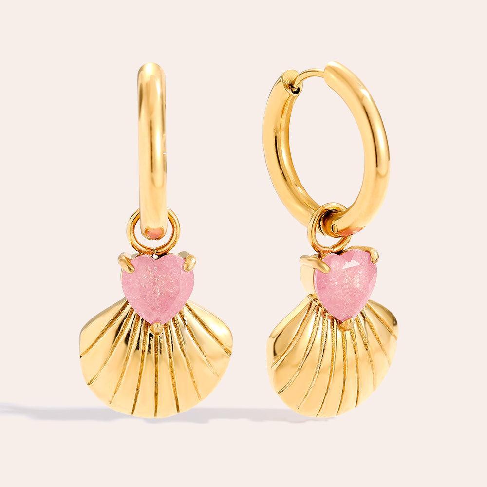 „Iraviva“ Two Hearts Diamond Ohrringe-Goldharmonie