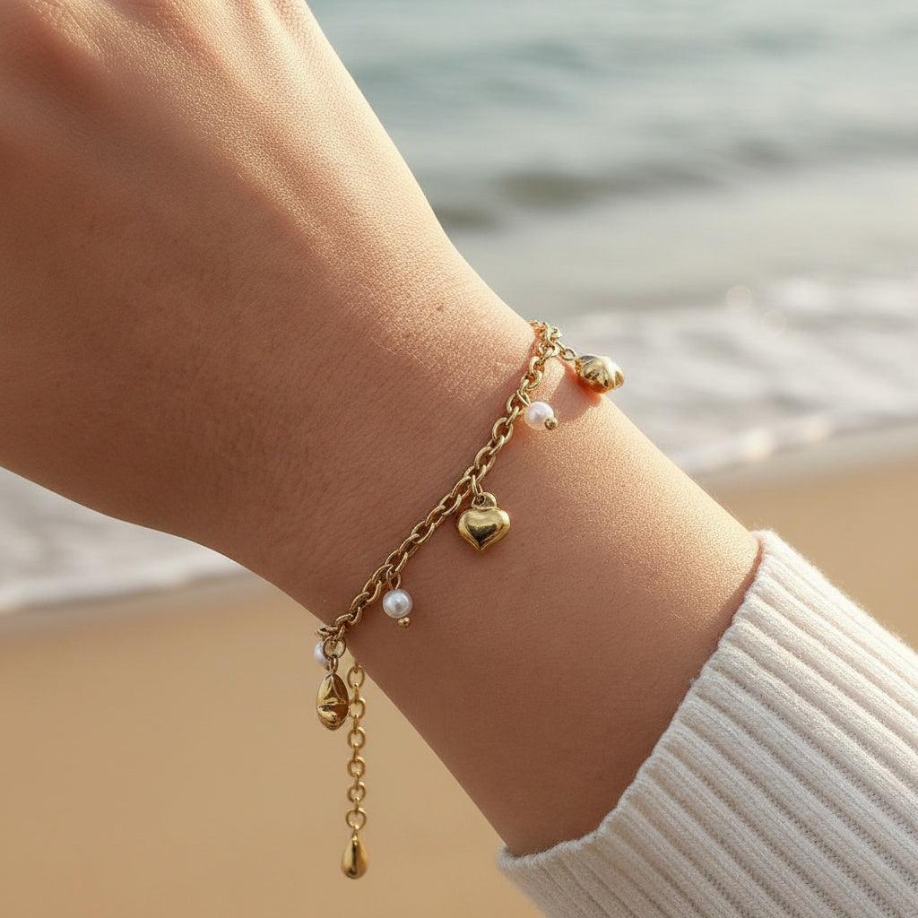 „Ivisiraa“ Sweet Charms And Pearl Armband