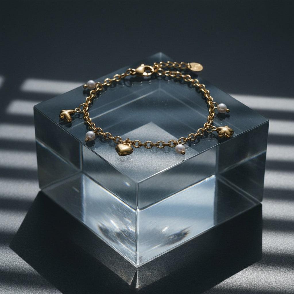 „Ivisiraa“ Sweet Charms And Pearl Armband