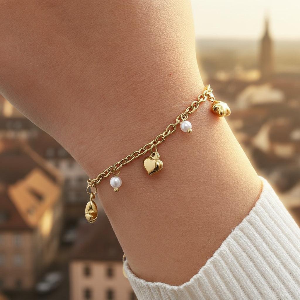 „Ivisiraa“ Sweet Charms And Pearl Armband
