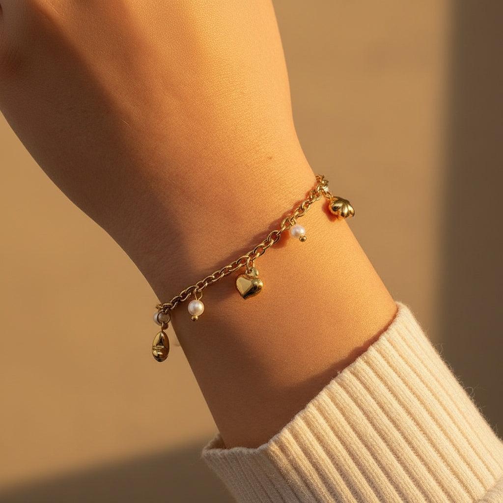 „Ivisiraa“ Sweet Charms And Pearl Armband