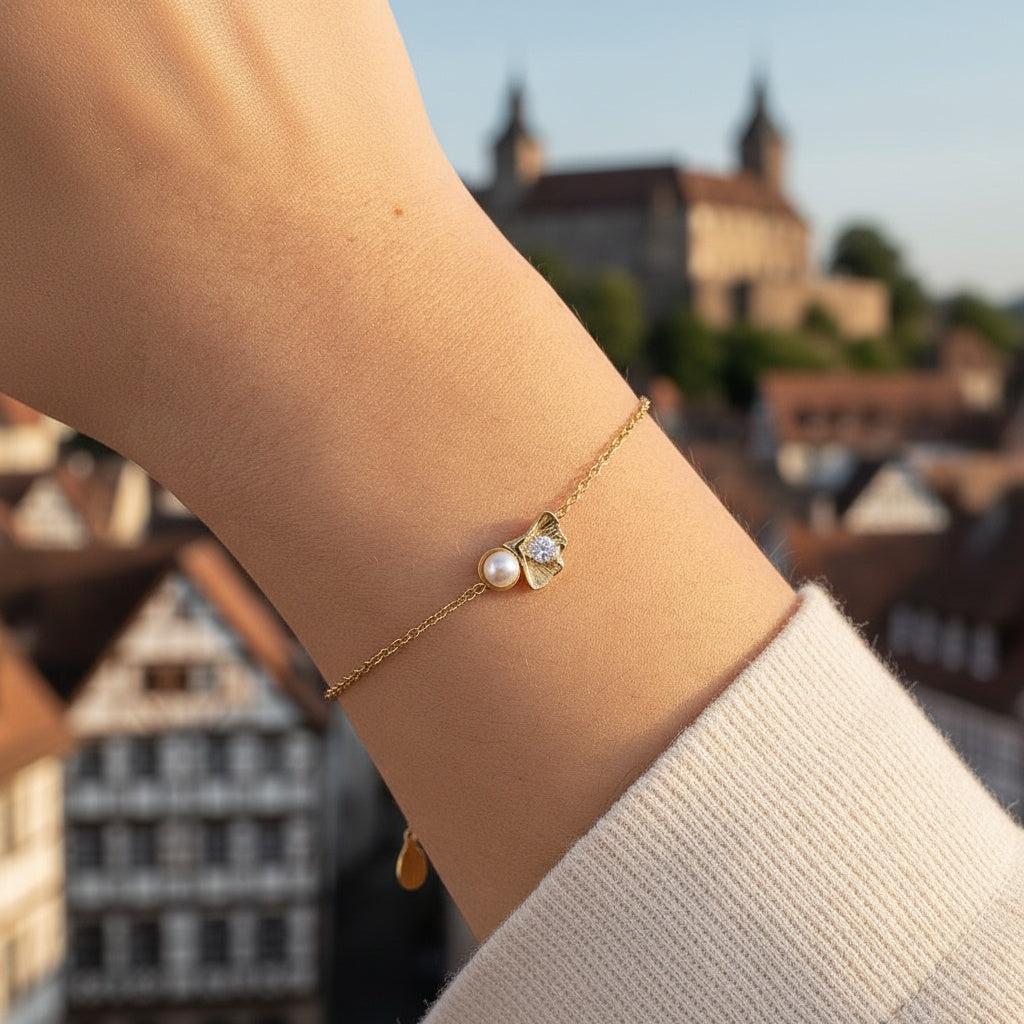 „Ivivia“ Schell And Pearl Armband