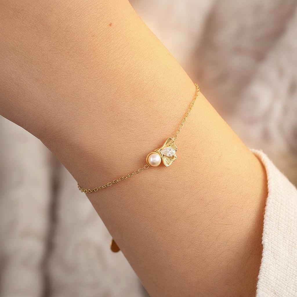 „Ivivia“ Schell And Pearl Armband