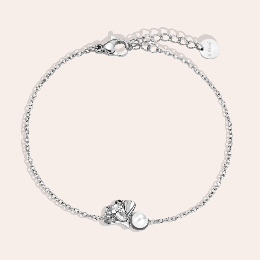 „Ivivia“ Schell And Pearl Armband