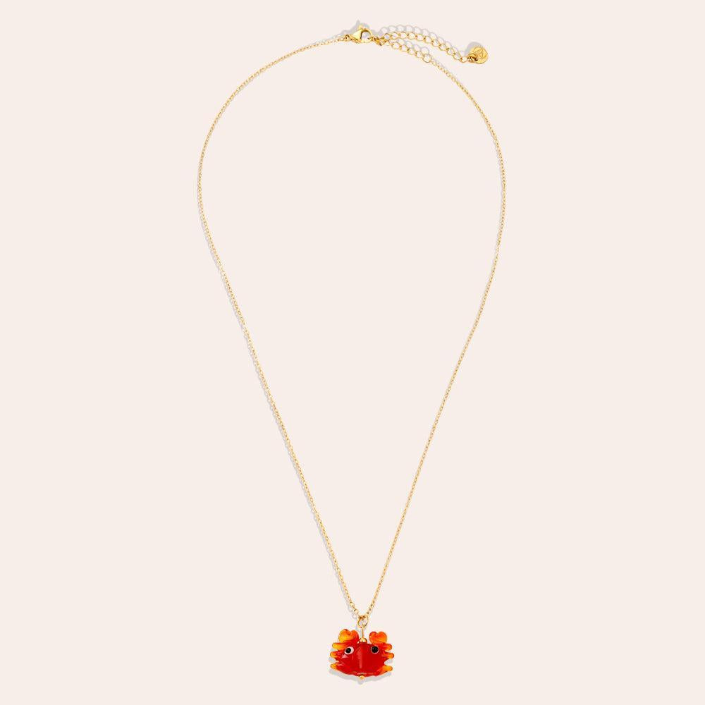 "Keiraraya" Sweet Crab Edelstahl Halskette-Goldharmonie