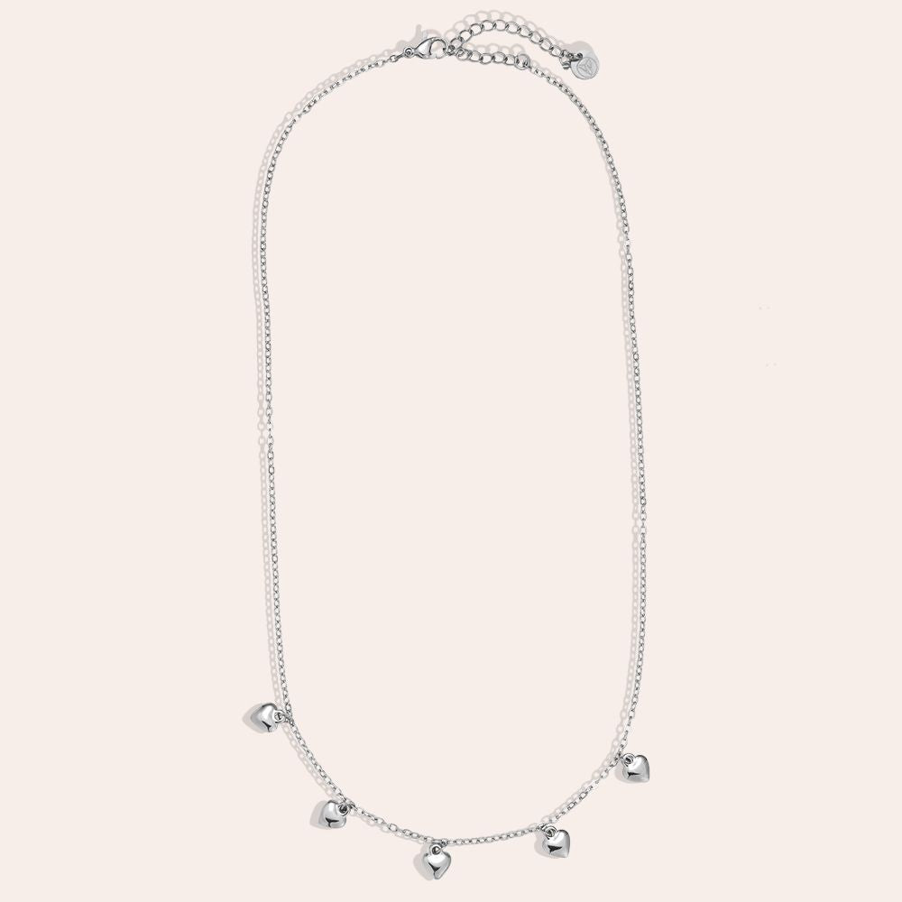 "Kiraleiara" Mini Heart Edelstahl Halskette