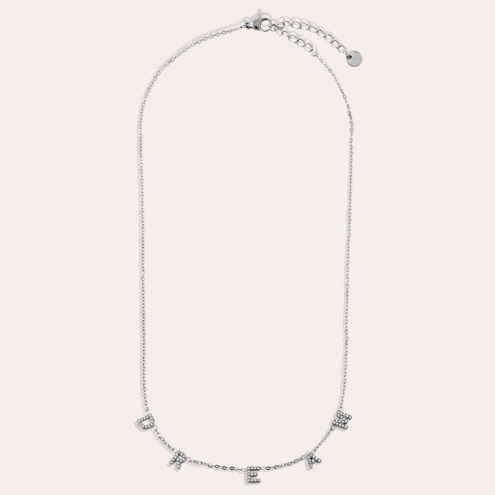 "Kiravelara" Diamond DREAM Edelstahl Halskette