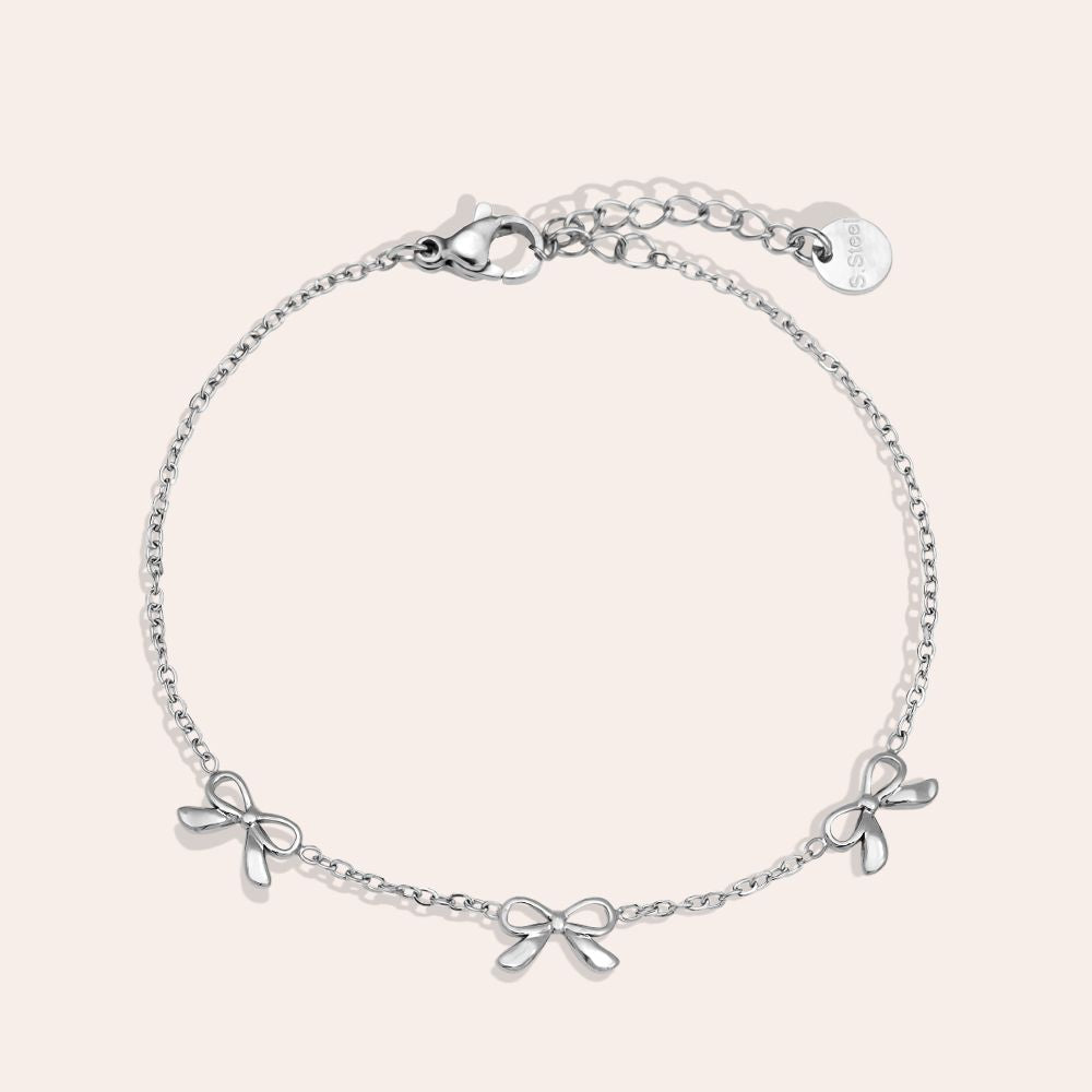 "Larola" Tiny Bowtie Edelstahl Armband