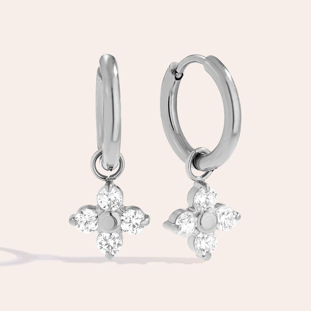„Liralina“ Diamond Nice Flower Ohrringe
