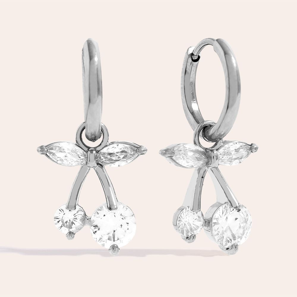 „Liranella“ Cherry Diamond Ohrringe