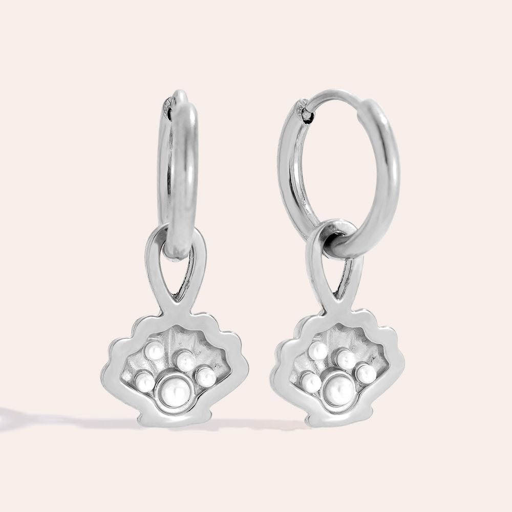 „Liraniraa“ Shell And Pearl Ohrringe