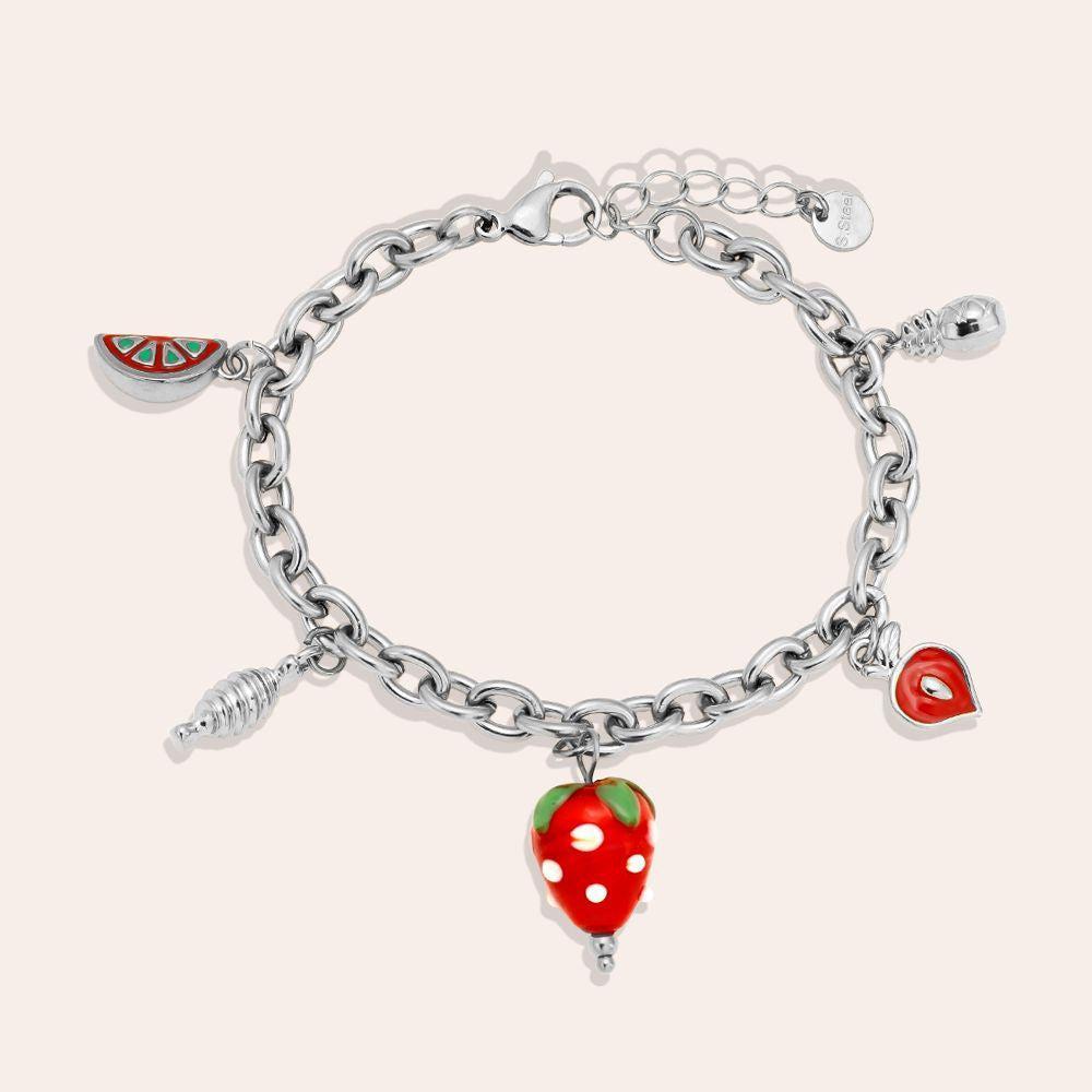 „Lirariva“ Strawberry Heart Armband