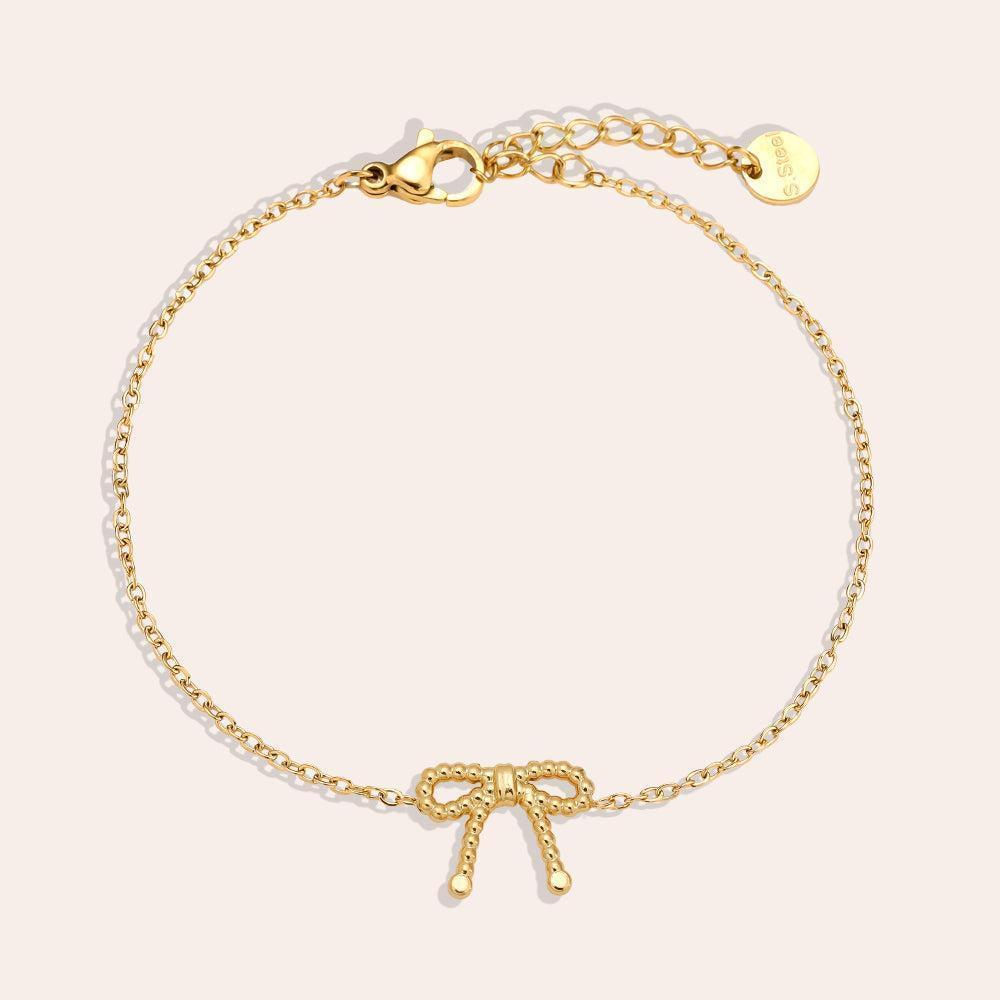„Liraviva“ Dots Bowtie Armband-Goldharmonie
