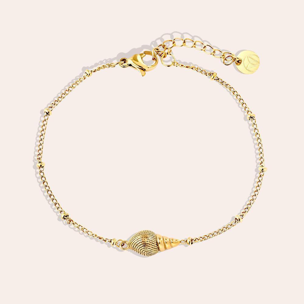 „Loranella“ One Conch Armband-Goldharmonie