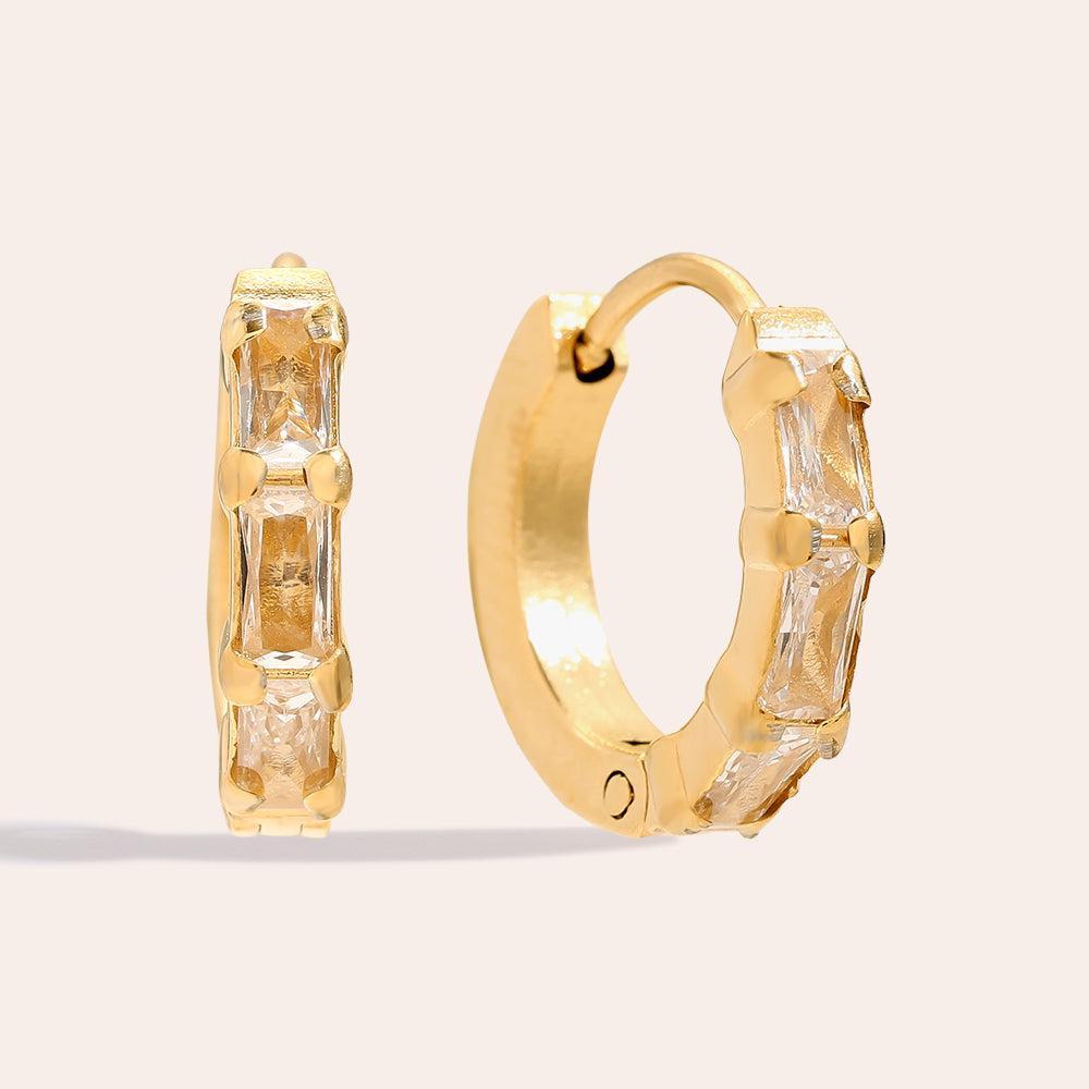 „Loranira“ Small Stubborn Diamond Ohrringe-Goldharmonie
