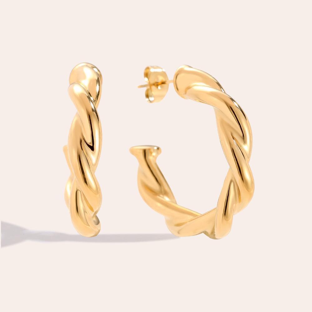 „Loraviva“ Nice Circle Ohrringe-Goldharmonie