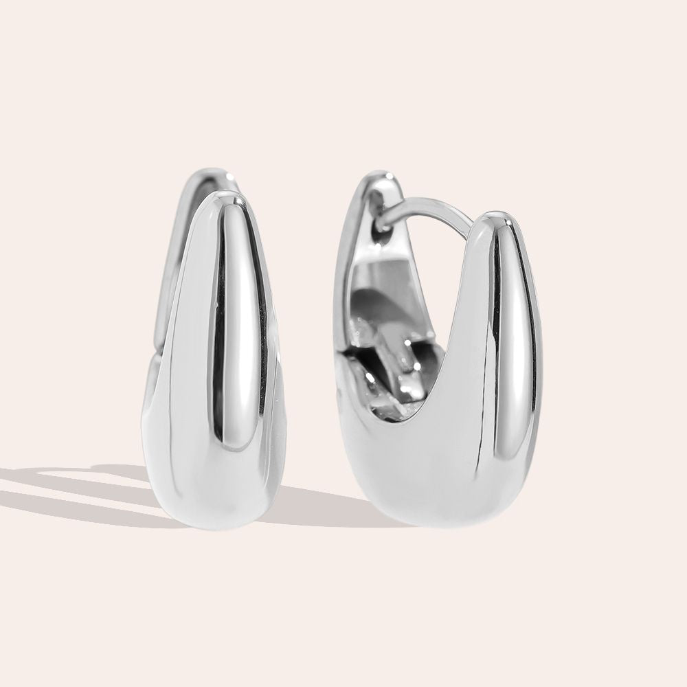 „Lumilina“ Drop Hoop Ohrringe