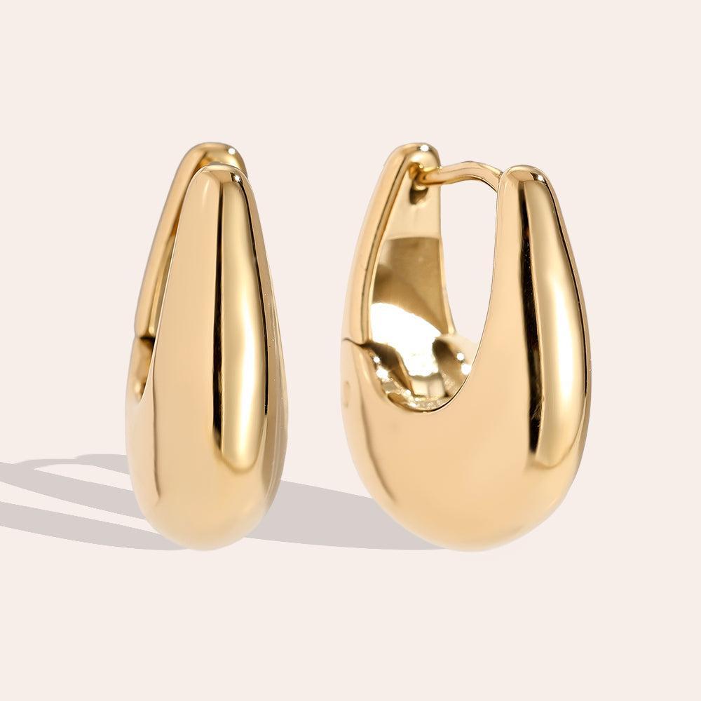 „Lumilina“ Drop Hoop Ohrringe-Goldharmonie