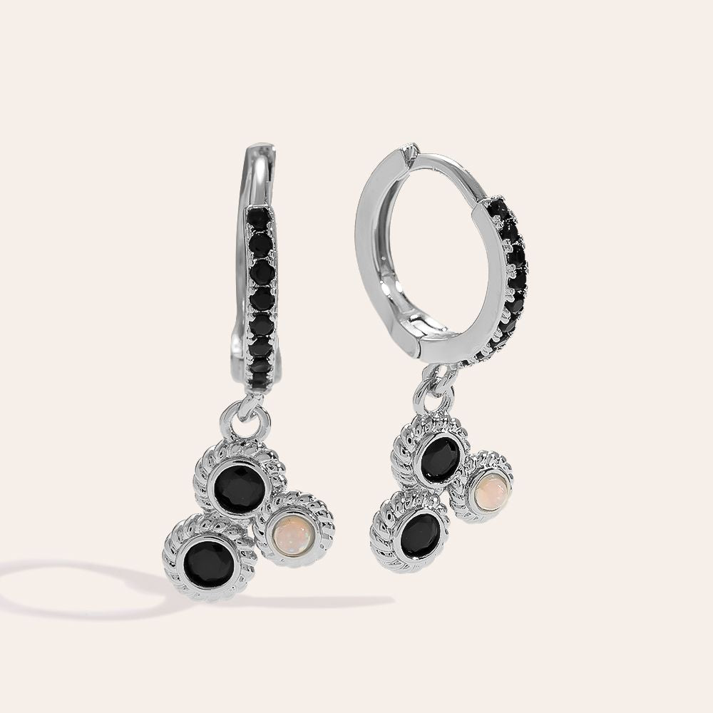 „Saviriva“ Perfect Drop Diamonds Vergoldete Ohrringe