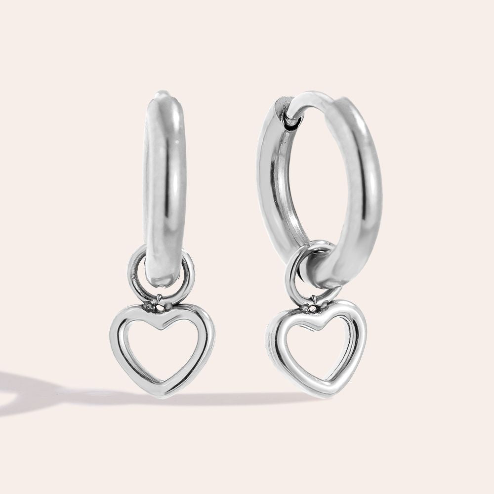 „Lumiriva“ Hollow Heart Ohrringe