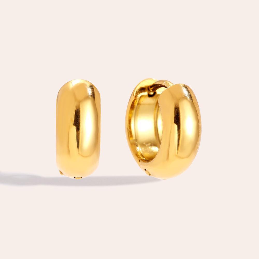 „Lumitara“ Just Hoop Ohrringe-Goldharmonie