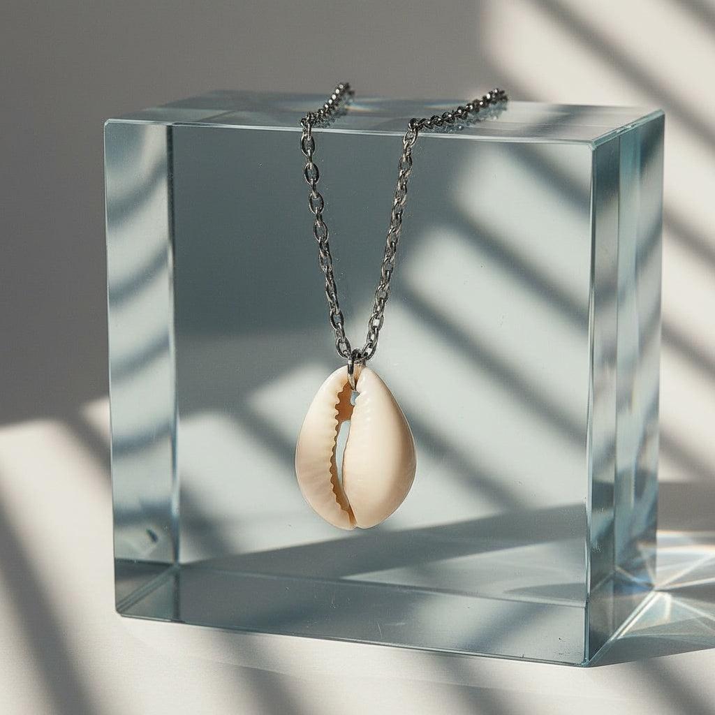 "Marilea" – Ankerkette mit Muschelanhänger (45+5 cm)