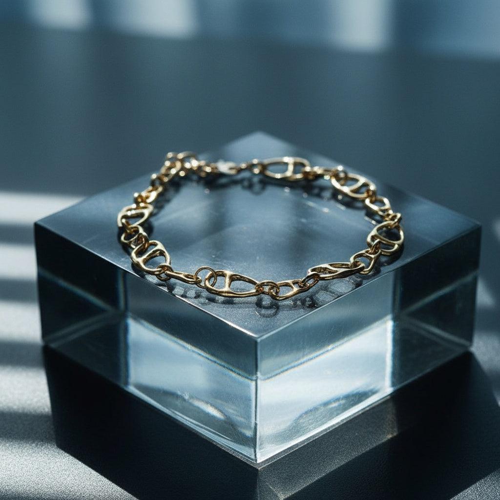 "Melianna" Many Nose Chain Edelstahl Halskette