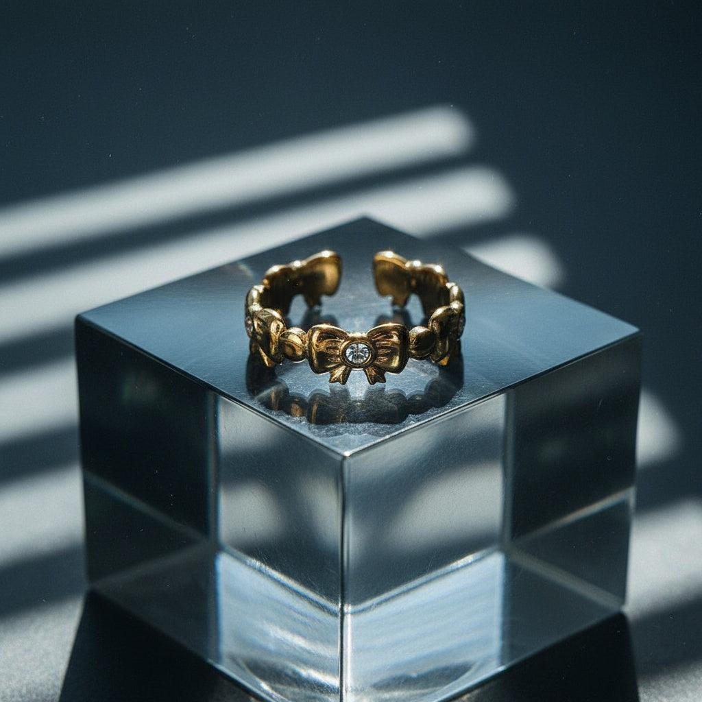Melilina - Diamond And Bowtie Ring