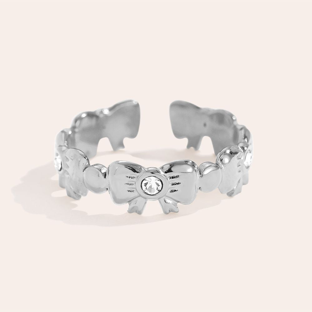 Melilina - Diamond And Bowtie Ring
