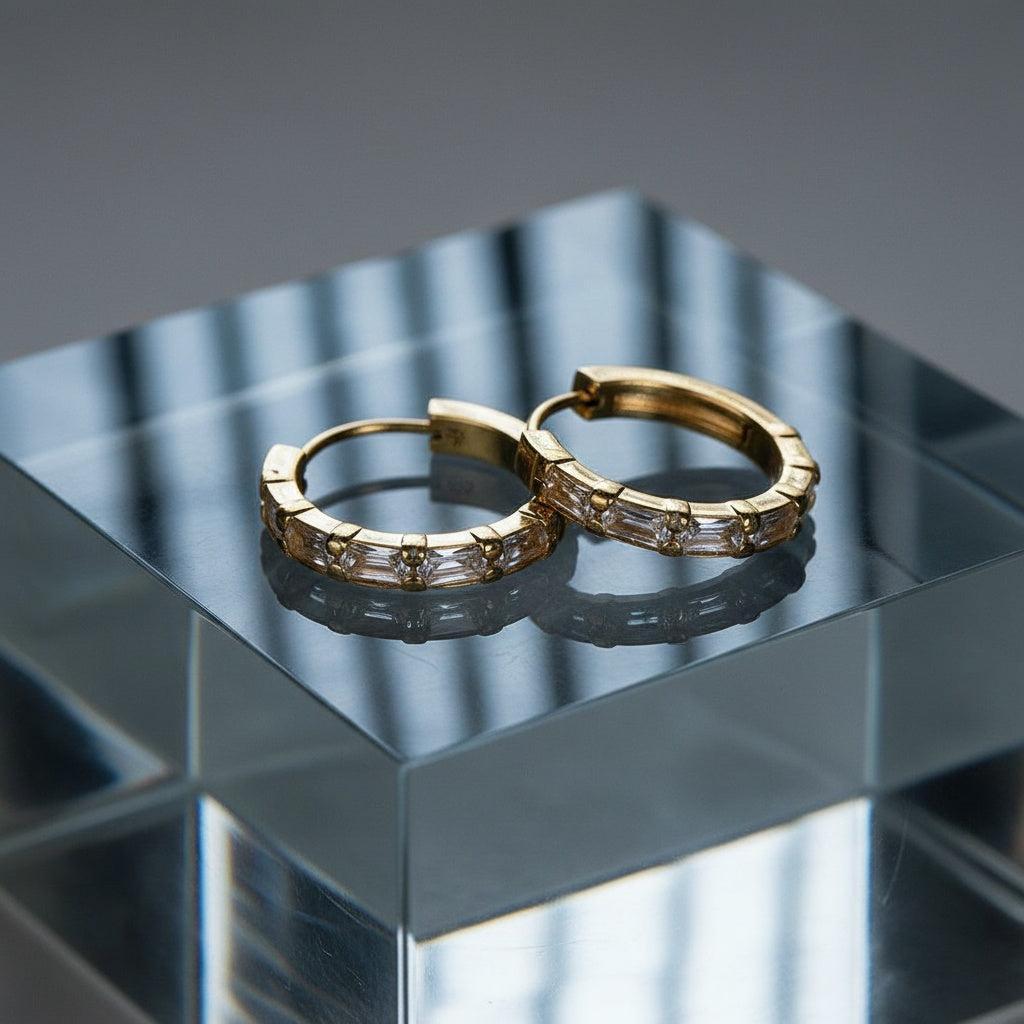 „Melinara“ Discontinuity Diamond Ohrringe
