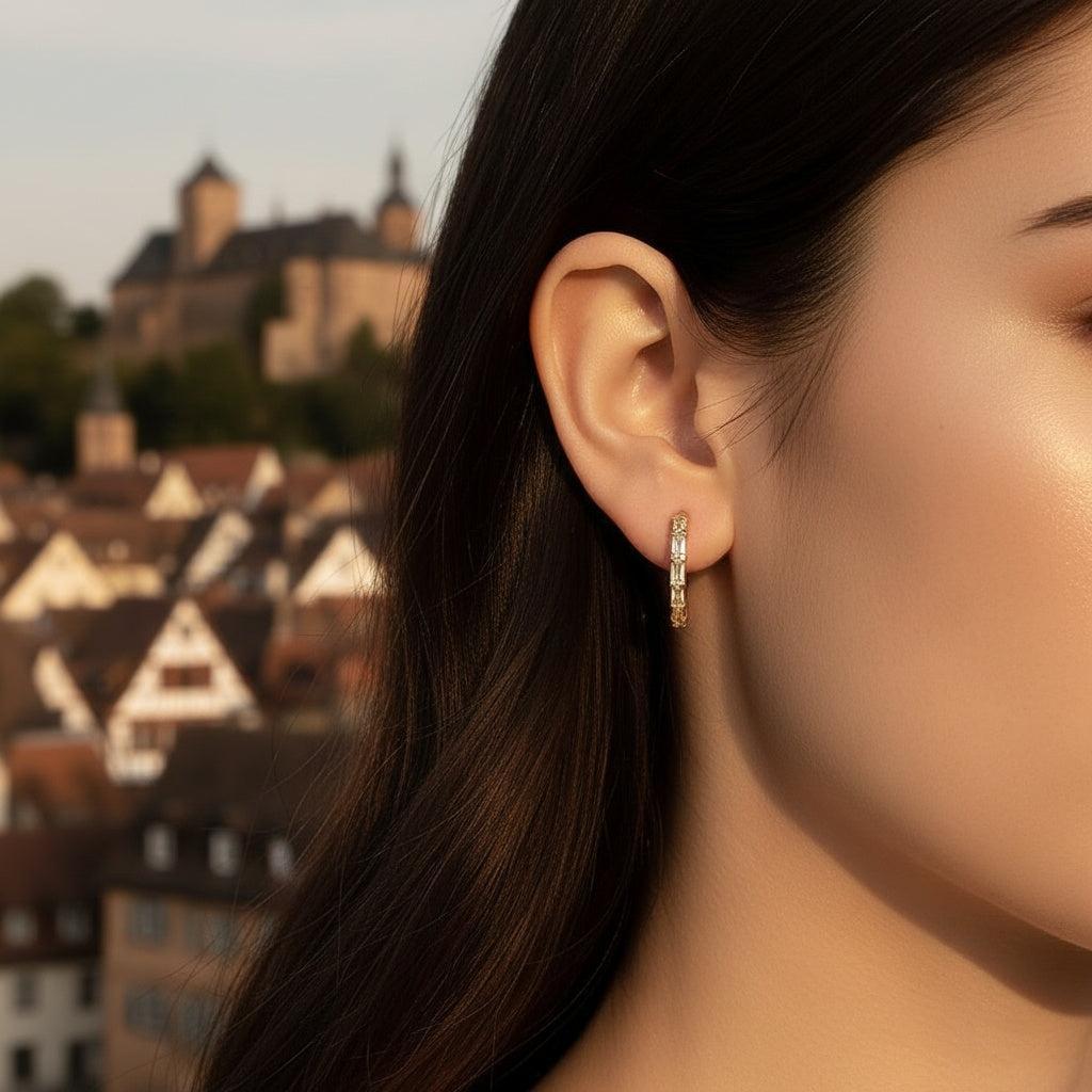 „Melinara“ Discontinuity Diamond Ohrringe