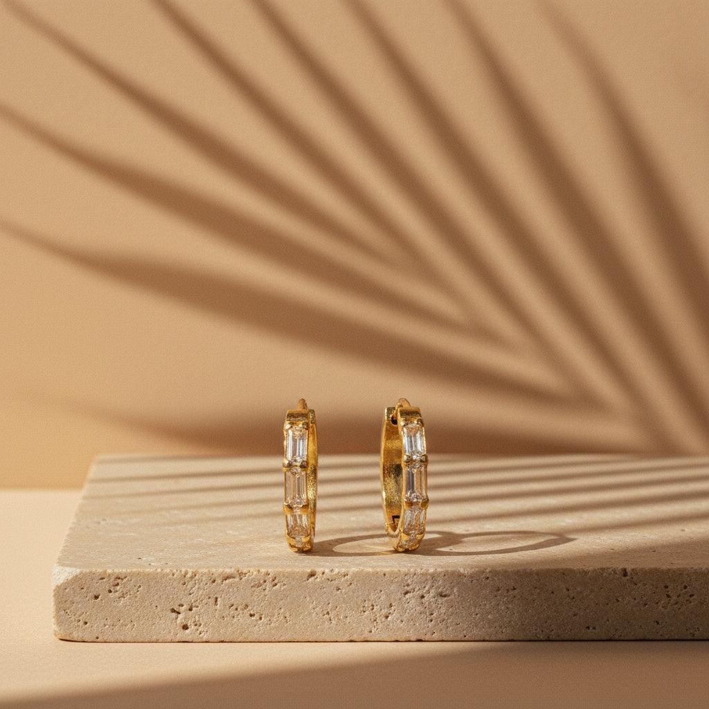 „Melinara“ Discontinuity Diamond Ohrringe