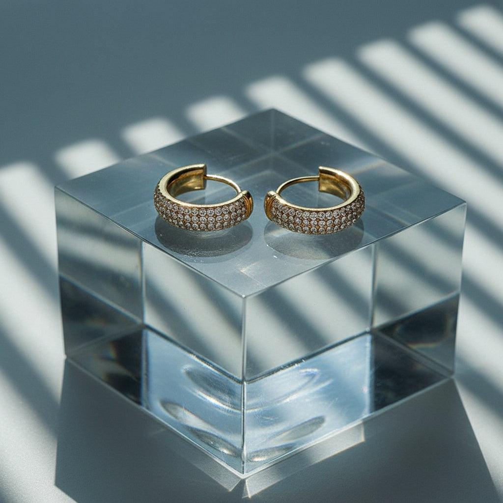 „Meliria“ Smooth Diamond Ohrringe