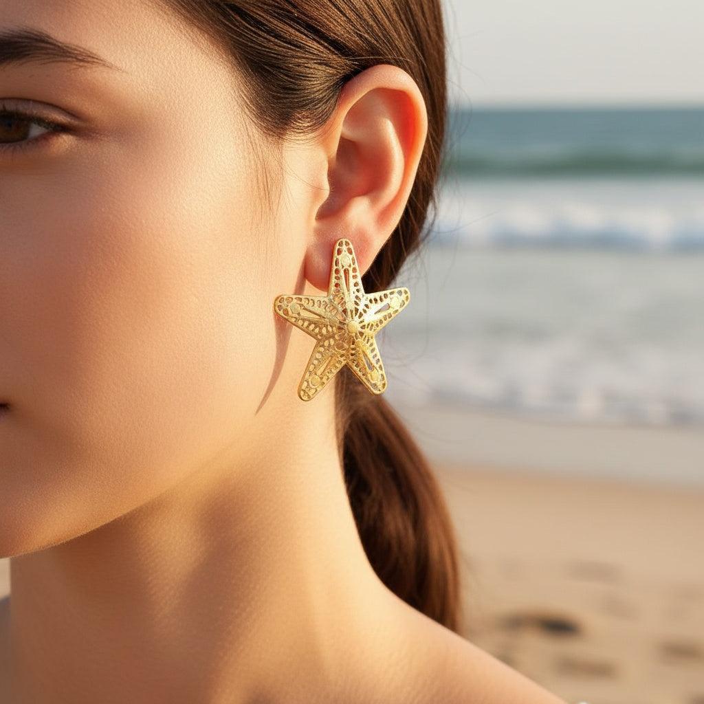 „Melitara“ Nice Sea Star Ohrringe