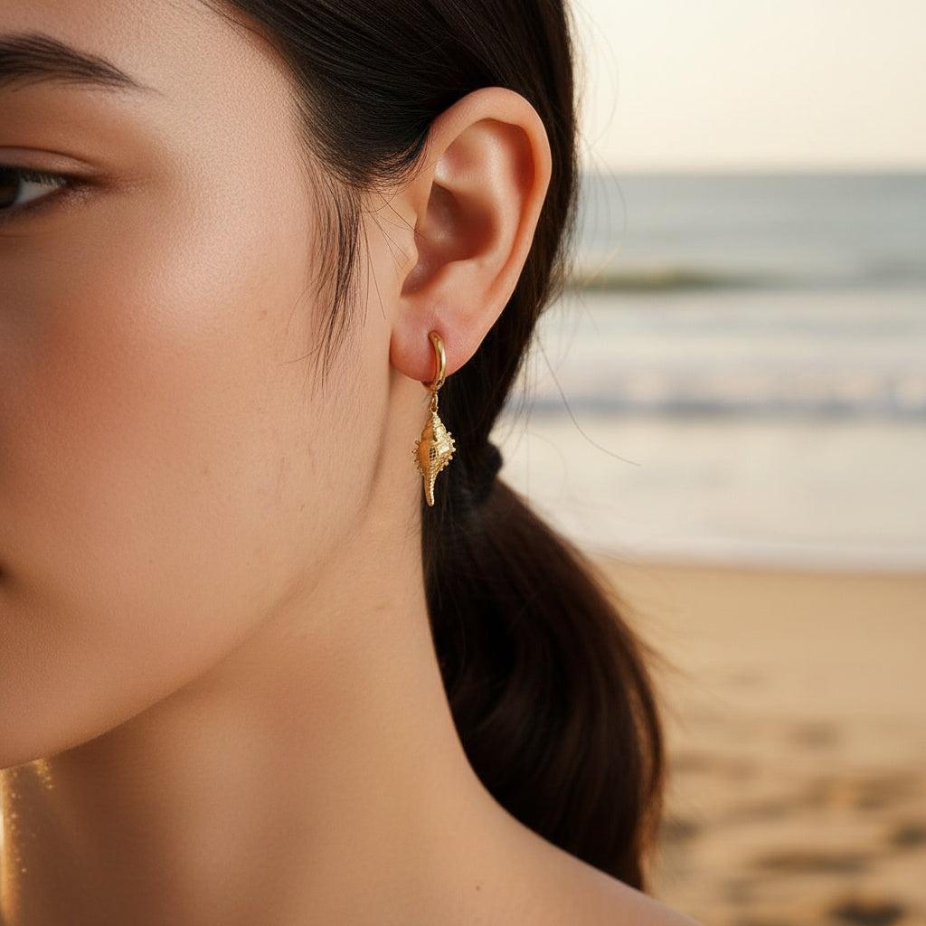 „Melitaraa“ Ocean Conch Ohrringe