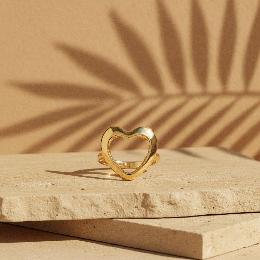 Melivella - Adjustable Nice Heart Ring