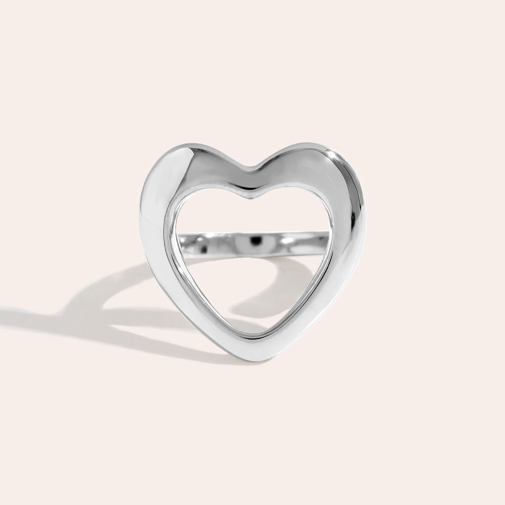 Melivella - Adjustable Nice Heart Ring