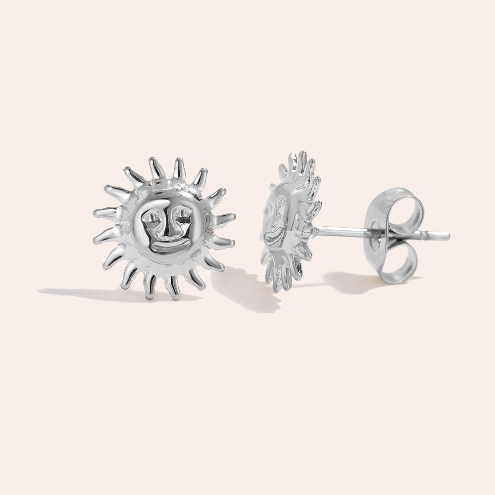 „Melivia“ Happy Sun Face Ohrringe
