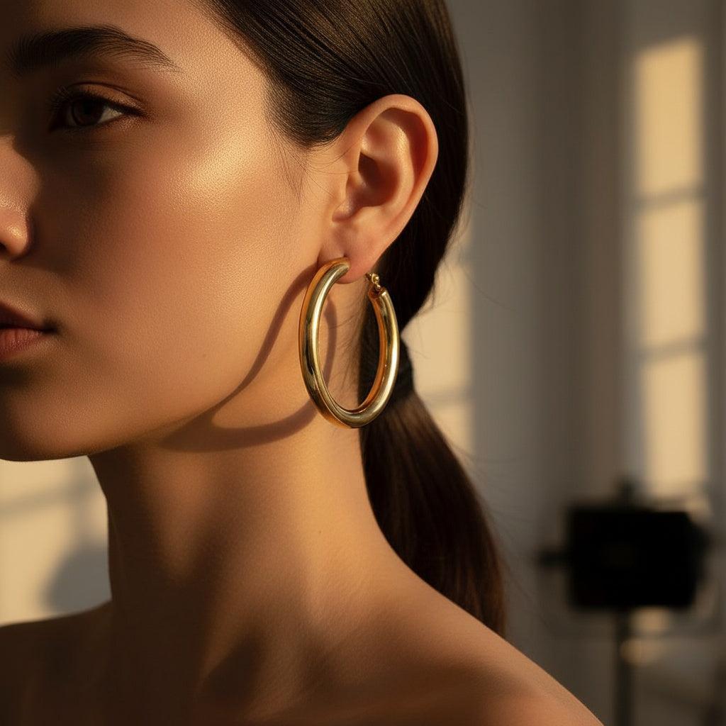 „Miralira“ Huge Hoop Ohrringe