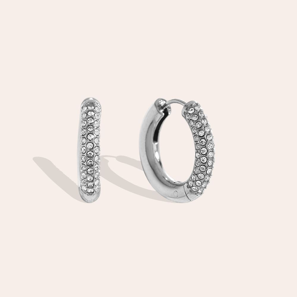 „Miranora“ Diamond Hoop Ohrringe