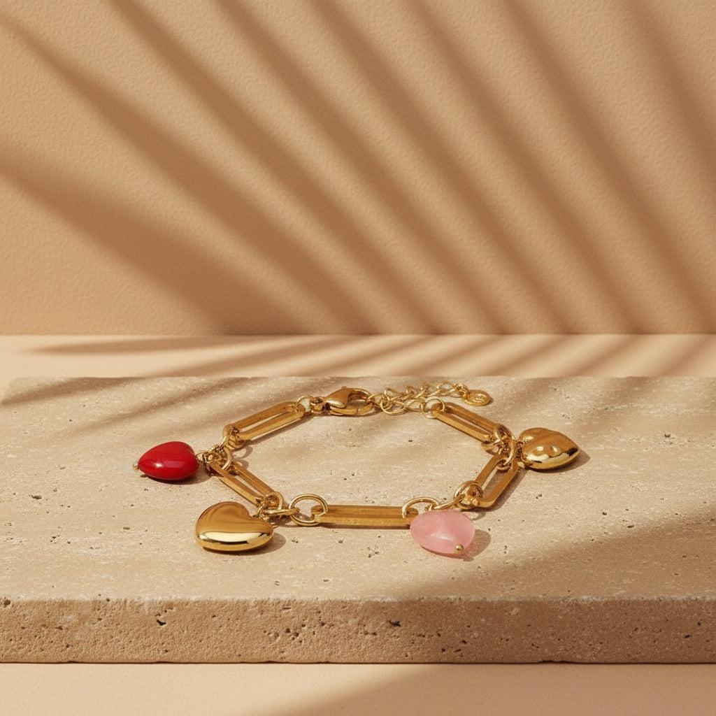 „Miraria“ Colorful Hearts Armband