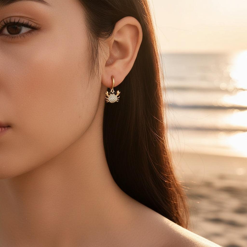 „Mirasira“ Seecrabs Diamond Ohrringe