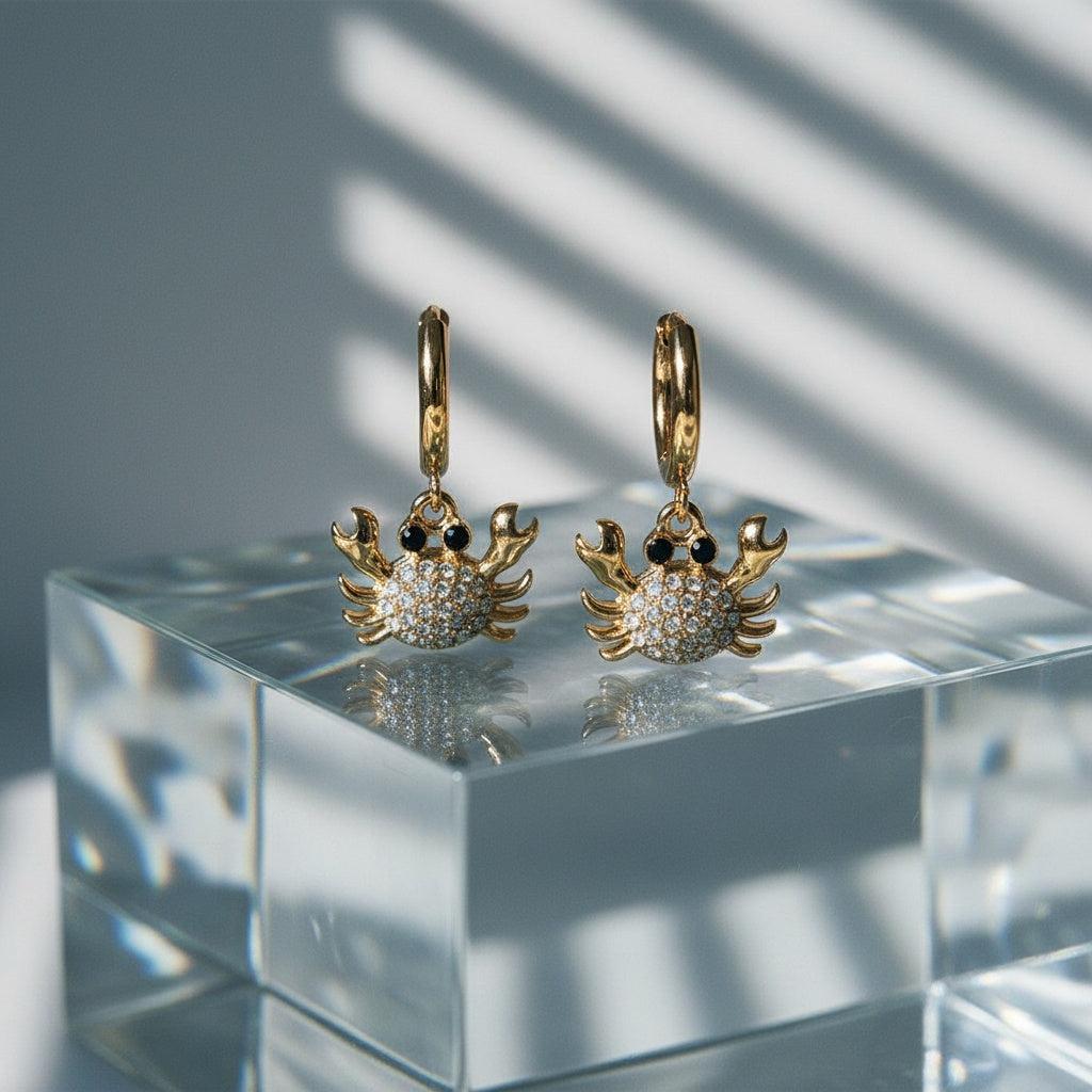„Mirasira“ Seecrabs Diamond Ohrringe