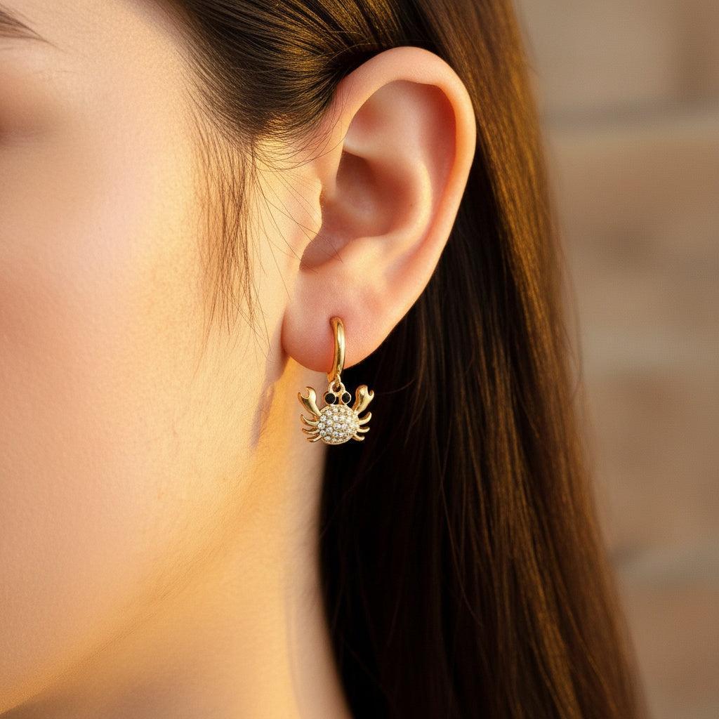 „Mirasira“ Seecrabs Diamond Ohrringe