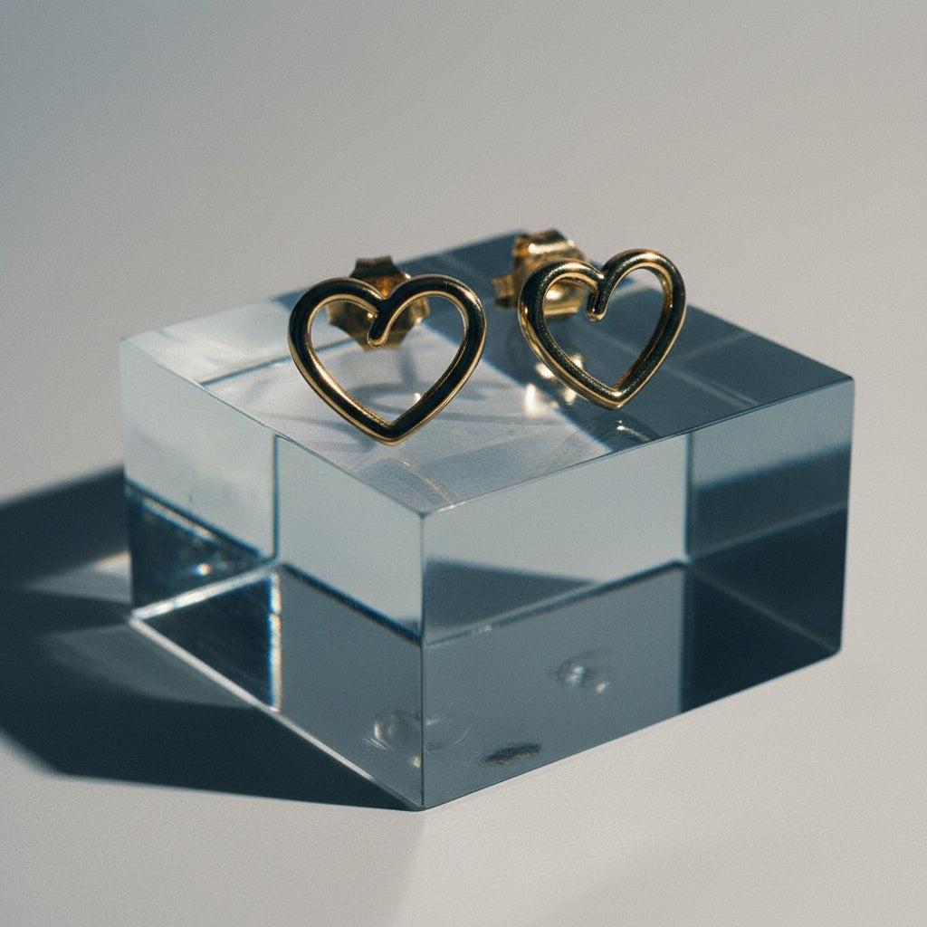 „Noralira“ Simple Heart Ohrringe